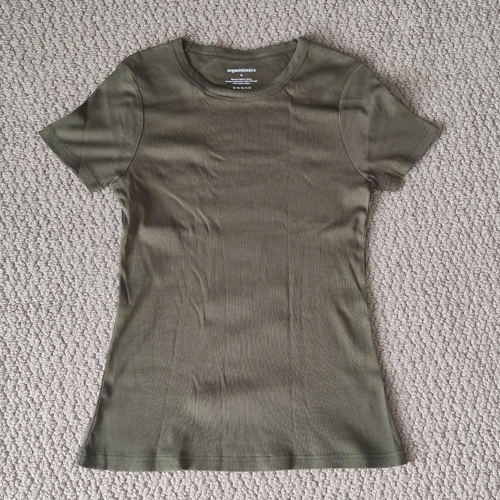 Organic Cotton Ribbed T-Shirt